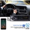 523 1 din autoradio s handsfree bluetooth usb aux ctecka pametovych karet iso konektor dalkovy ovladac vestaveny mikrofon handsfree