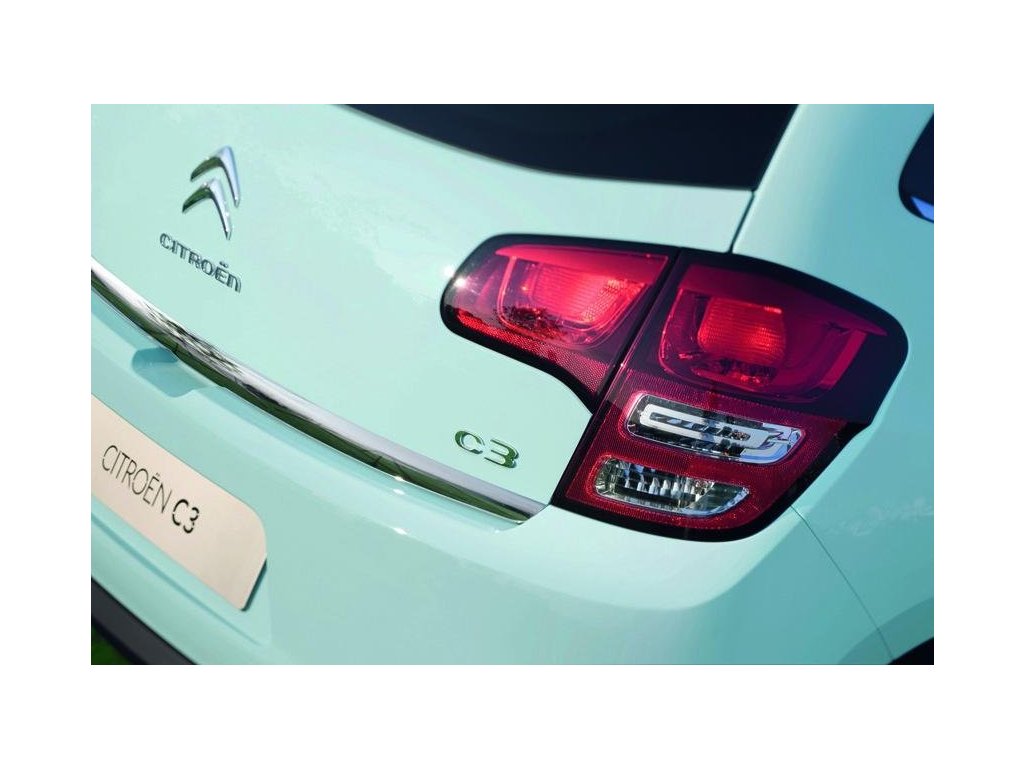 29586 chromova lista hrany kufru pro c3 original citroen 9425c2