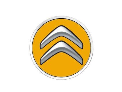 Sada 4ks žlutých středových krytek (PEGASE, 9406J5)