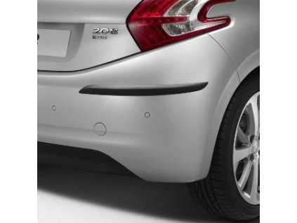 Sada 2 ochranných lišt pro zadní nárazník pro Peugeot 208 (1607797380)