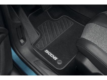 Sada dvou předních koberců a jednoho zadního jednodílného koberce pro Peugeot 5008 (P87E) (1616446680)