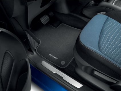 Sada velurových koberců pro C4 Grand Picasso Technospace – originál Citroën (1637822280, 1609372580)