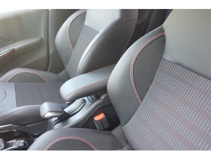Středová loketní opěrka s víkem, černá - pro Peugeot 2008 (A91) (1628564480)
