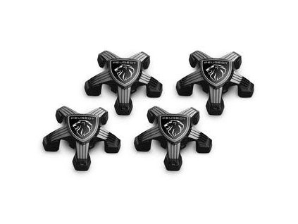 Středové krytky Peugeot ČERNÉ ORBITALE 2021