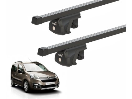 Střešní nosič HAKR pro CITROËN BERLINGO s podélníky - Fe tyč