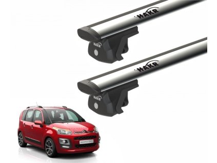 Střešní nosič HAKR pro CITROËN C3 Picasso s podélníky - Wing Profile