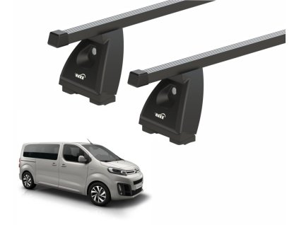 Střešní nosič HAKR pro CITROËN SPACETOURER - černá Fe tyč