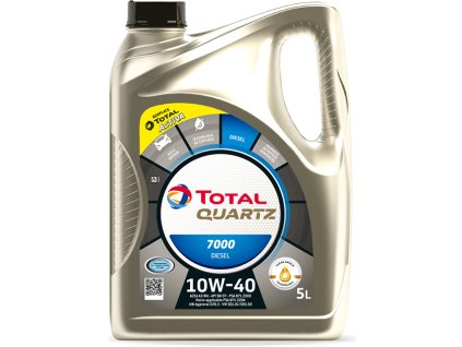 TOTAL QUARTZ DIESEL 7000 10W40 5l - polosyntetický motorový olej