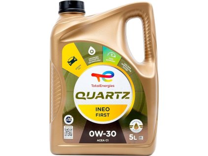 TOTAL Quartz INEO FIRST 0W-30 - 5l špičkový syntetický motorový olej
