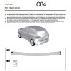 Ochranu prahu zavazadlového prostoru pro Citroën C5 Aircross (C84) (1648299880)