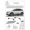 Sada 2 ks příčných střešních tyčí pro Citroën C5 Aircross (C84) (1637292880)
