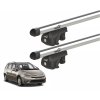 Střešní nosič HAKR pro Citroën C4 Grand Picasso s podélníky, Alu tyč
