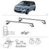 Střešní nosič, příčné tyče pro C4 Grand Picasso Technospace (B78) – originál Citroen