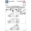Střešní nosič, příčníky pro Berlingo (B9) – originál Citroën