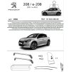 STŘEŠNÍ NOSIČE PEUGEOT 208 (P21) (1635025880)