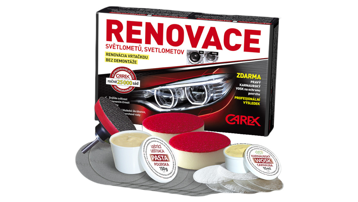 Leštění / renovace světlometů - video návod
