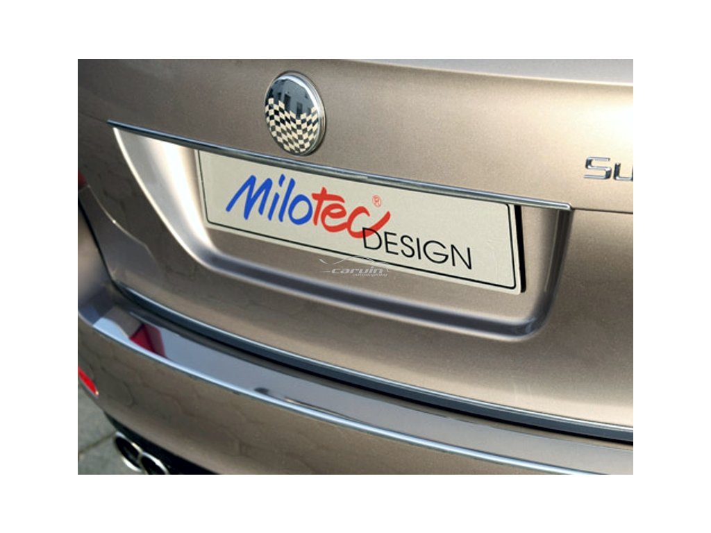 Lišta nad zadní SPZ Škoda Superb II Combi 2008-2013 nerez | Milotec