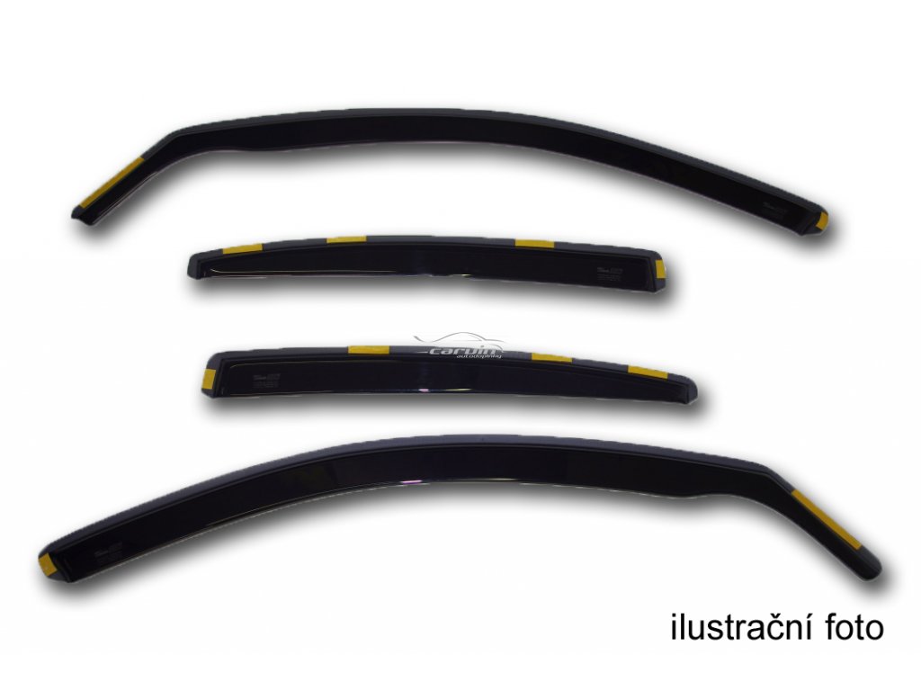 Ofuky oken Škoda Superb II 5D 2009- přední + zadní combi | Heko