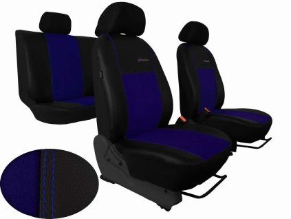 Autopotahy EXCLUSIVE ALCANTARA modre