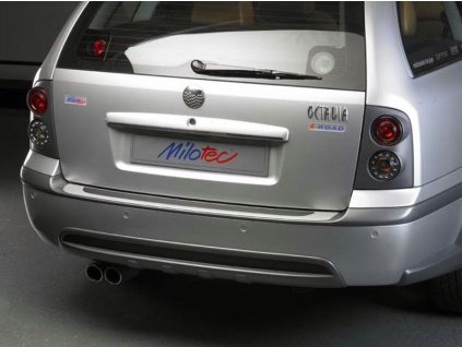 Kryt nákladové hrany Milotec Škoda Octavia I combi 1996-2010 černý/stříbrný