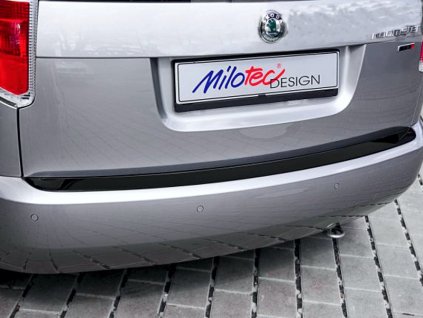 Kryt nákladové hrany Milotec Škoda Roomster 2006- černý lesklý