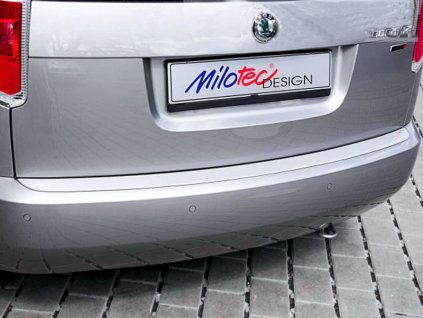Kryt nákladové hrany Milotec Škoda Roomster 2006- stříbrný matný