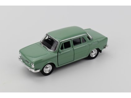 Model auta Škoda 100 zelená 1:38 | Welly