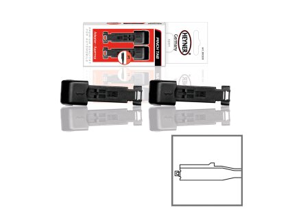 Adaptér na stěrač Alca, Heyner PT Sada 2ks červený