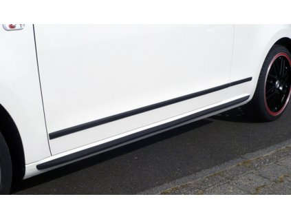 Boční lišty na dveře Milotec Škoda Citigo 5D 2011-