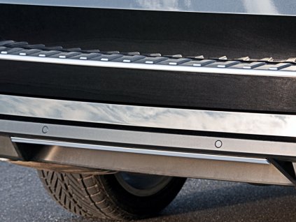 Lišta zadního nárazníku Milotec Škoda Superb III limusine/combi 2015- Alu Brush
