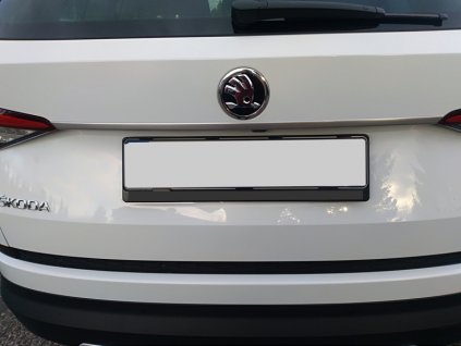 Lišta nad zadní SPZ Škoda Superb III Sedan 2015- Alu Brush | Milotec