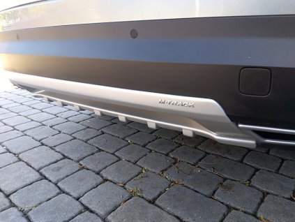 Difuzor zadního nárazníku Milotec Škoda Kodiaq 2016- stříbrný matný