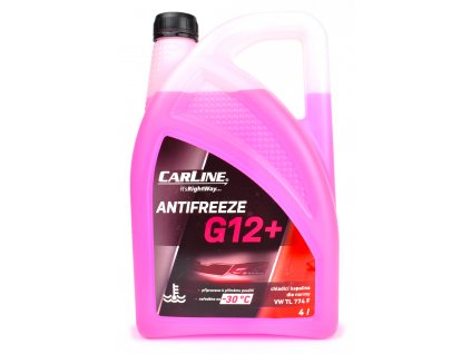 Antifreeze G12+, 4L - ředěný -30C | CarLine
