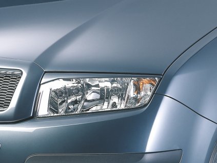 Kryty světlometů (mračítka) Milotec Škoda Fabia I 2000-2007 černá lesklá