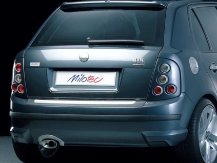 Rozšíření zadního nárazníku Škoda Fabia I Hatchback 1999-2007 stříbrné matné | Milotec
