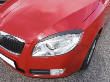 Kryty světlometů (mračítka) Milotec Škoda Fabia II 2007-2010 - černé