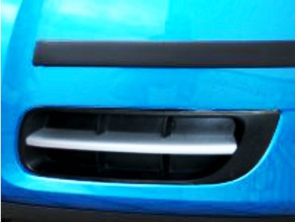 Lišty sání předního nárazníku (bez mlhových světel) Milotec Škoda Fabia II 2007-2010