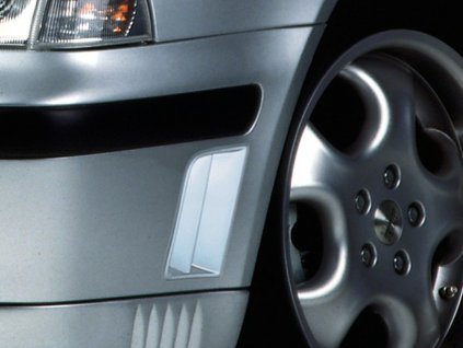 Boční výdechy předního nárazníku Milotec Škoda Octavia I 1997-2000 - černé