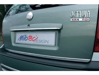 Ozdobná lišta pátých dveří - nerez Milotec Škoda Octavia I Combi 1997-2010