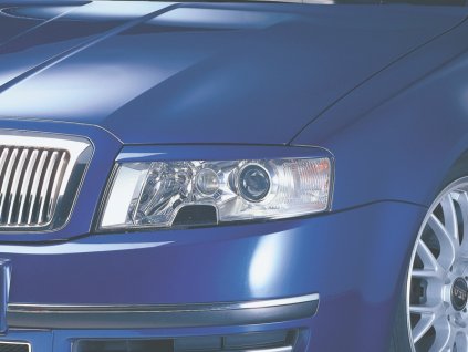 Kryty světlometů (mračítka) Milotec Škoda Superb I 2002 - 2008