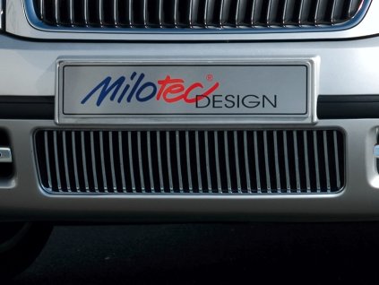 Lišty předního nárazníku Milotec Škoda Superb I Facelift 2006 - 2008