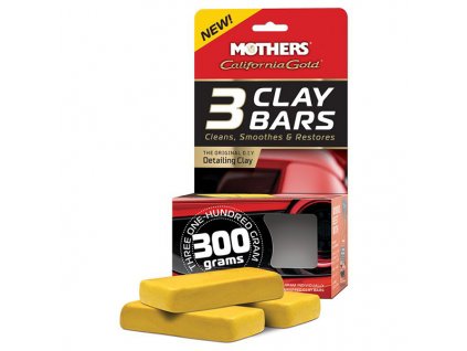 California Gold Clay Bars - 3 x 100 g - odstraňovač hrubých nečistot z karoserie | Mothers