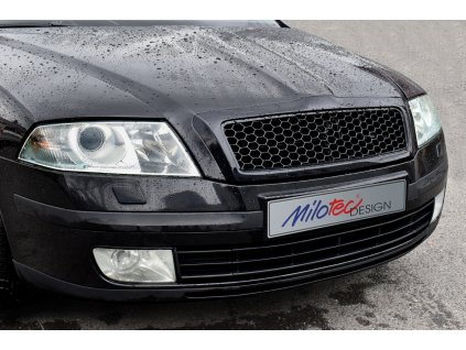 Sportovní maska s černou plastovou mřížkou Škoda Octavia II 2004-2008 | Milotec