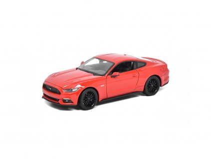 Model auta Ford Mustang GT 2015 červený 1:24 | Welly