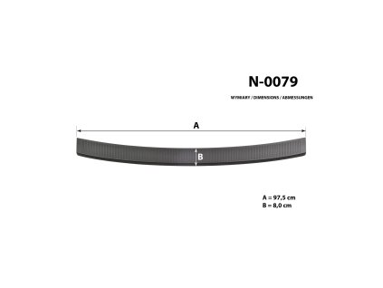 Kryt nákladové hrany MG HS 2024- | Rider