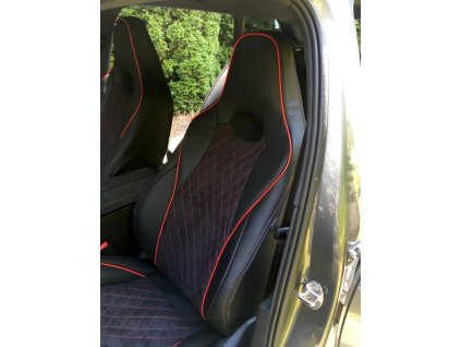 LEATHER CARO CERVENE 1