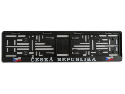 Podložka pod SPZ Česká republika vlaječky