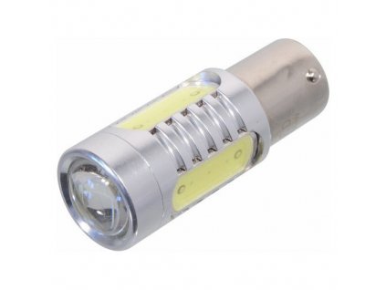 Žárovka 4 SMD LED 12V Ba15S s rezistorem CAN-BUS ready bílá