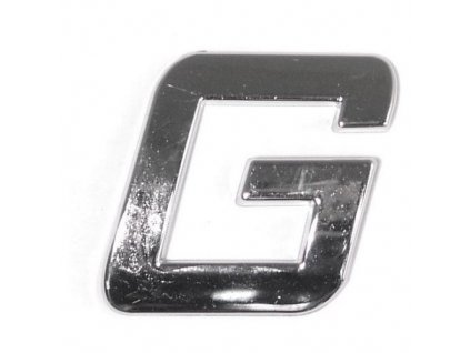 Znak G samolepící PLASTIC