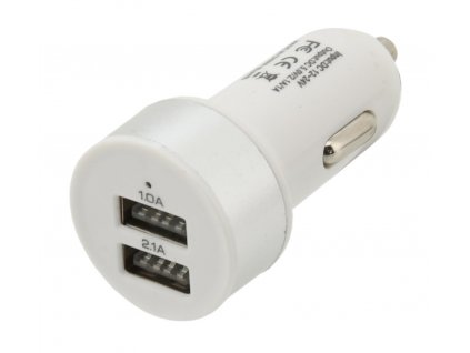 Zástrčka 2xUSB 12-24V 5V/2100mA